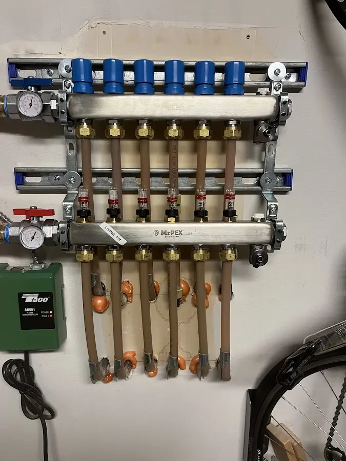 Plumber performing Leak Detection at a residential property in Annapolis